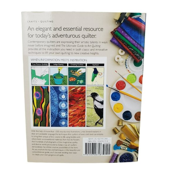 Ultimate Guide to Art Quilting Book Instruction Manual Linda Seward Step by Step - Picture 2 of 8